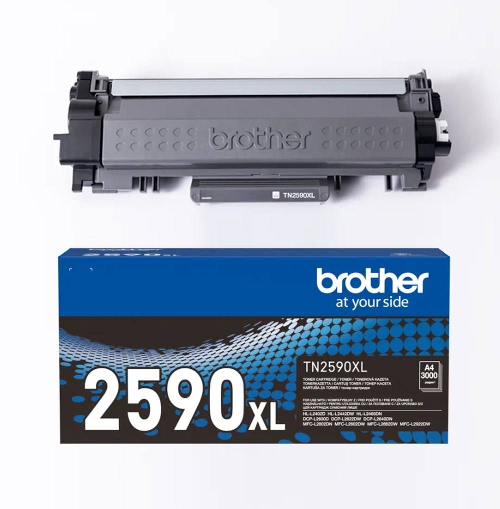 Brother TN-2590 XL оригинална тонер касета, черен