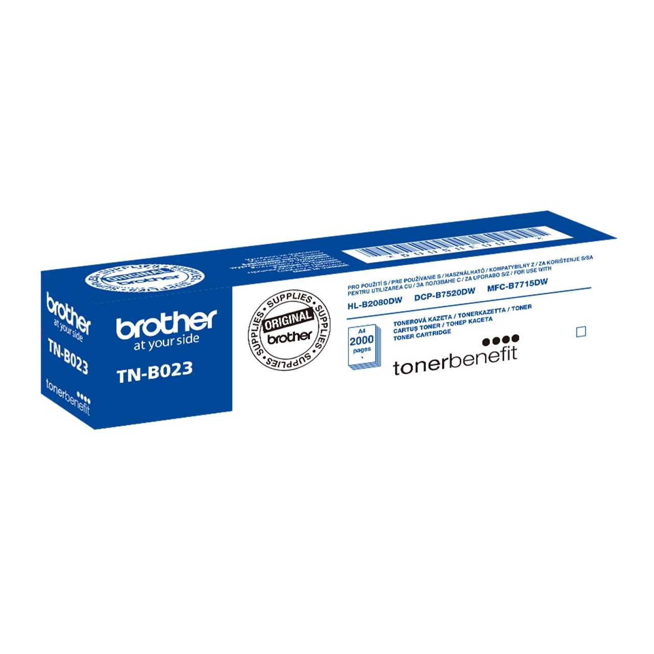 Brother TN-B023 оригинална тонер касета, черен