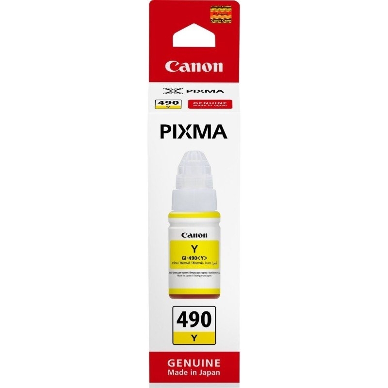 Canon 0666C001 / GI-490Y оригинално мастило, жълт