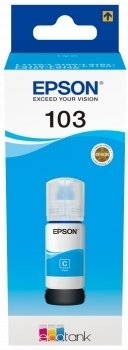 Epson C13T00S24A / 103 оригинално мастило, циан