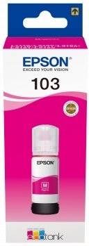 Epson C13T00S34A / 103 оригинално мастило, магента
