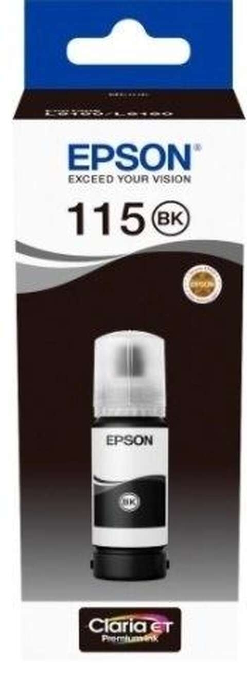 Epson C13T07C14A / 115 оригинално мастило, черен