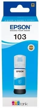 Epson C13T00S24A / 103 оригинално мастило, циан