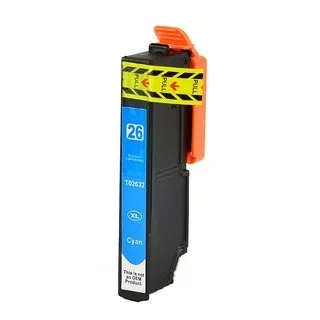 Epson 26XL (T2632) съвместима мастилница, циан