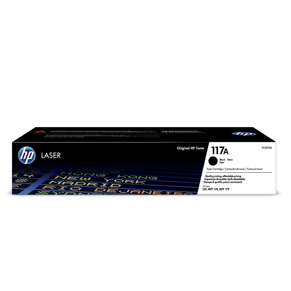 HP W2070A / 117A оригинална тонер касета, черен