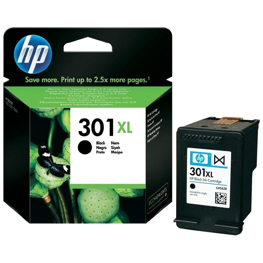 HP 301XL (CH563EE) оригинална мастилница, черен