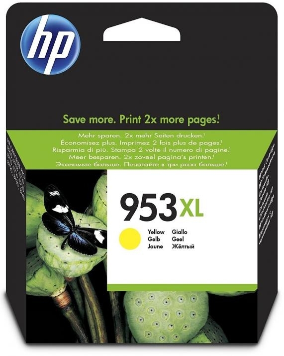 HP 953XL (F6U18AE) оригинална мастилница, жълт