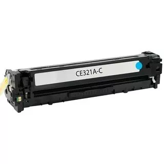 HP CE321A / 128A съвместима тонер касета, циан