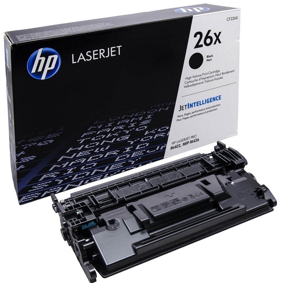 HP CF226X / 26X оригинална тонер касета, черен