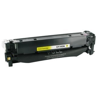 HP CF382A / 312A съвместима тонер касета, жълт