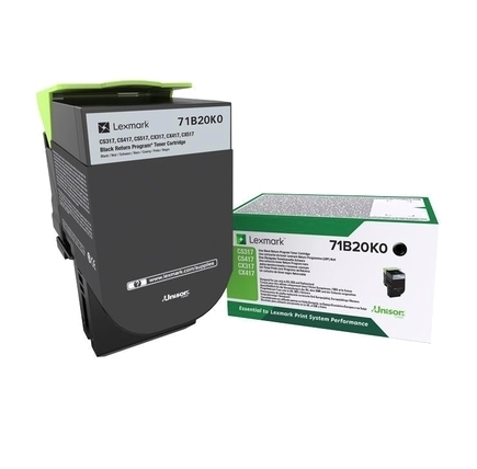 Lexmark 71B20K0 оригинална тонер касета, черен