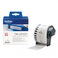 Brother DK-22223 White Continuous Length Paper Tape 50mm x 30.48m (Black on White)